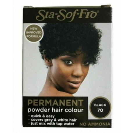 Sta Sof Fro Permanent Powder Hair Dye BLACK